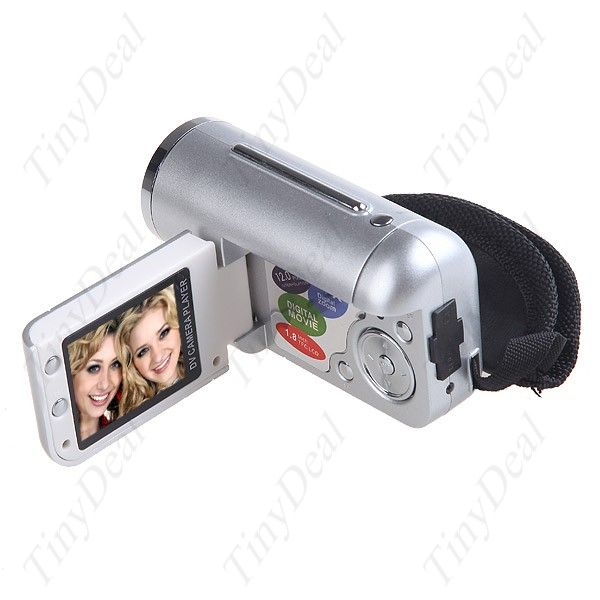 1.5" 1.3 MP CMOS 4X Digital Zoom Mini DV Camcorder Video Rec