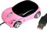 Mouse car shaped rosa